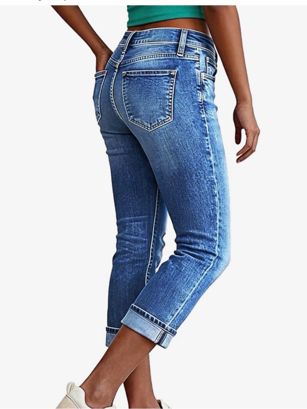 NWT! Flamingals Denim Capri Jeans